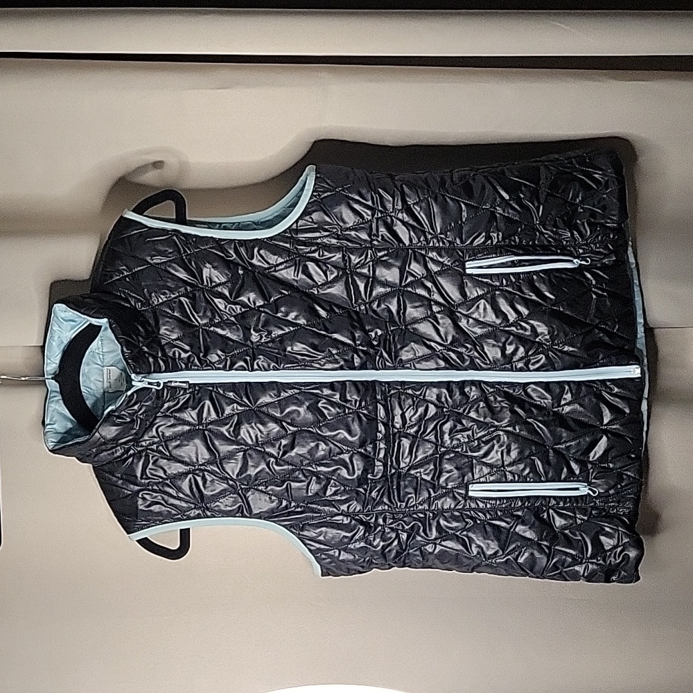 Gander Mountain Guide Series Puffer Vest Full Zip Pockets Reversible